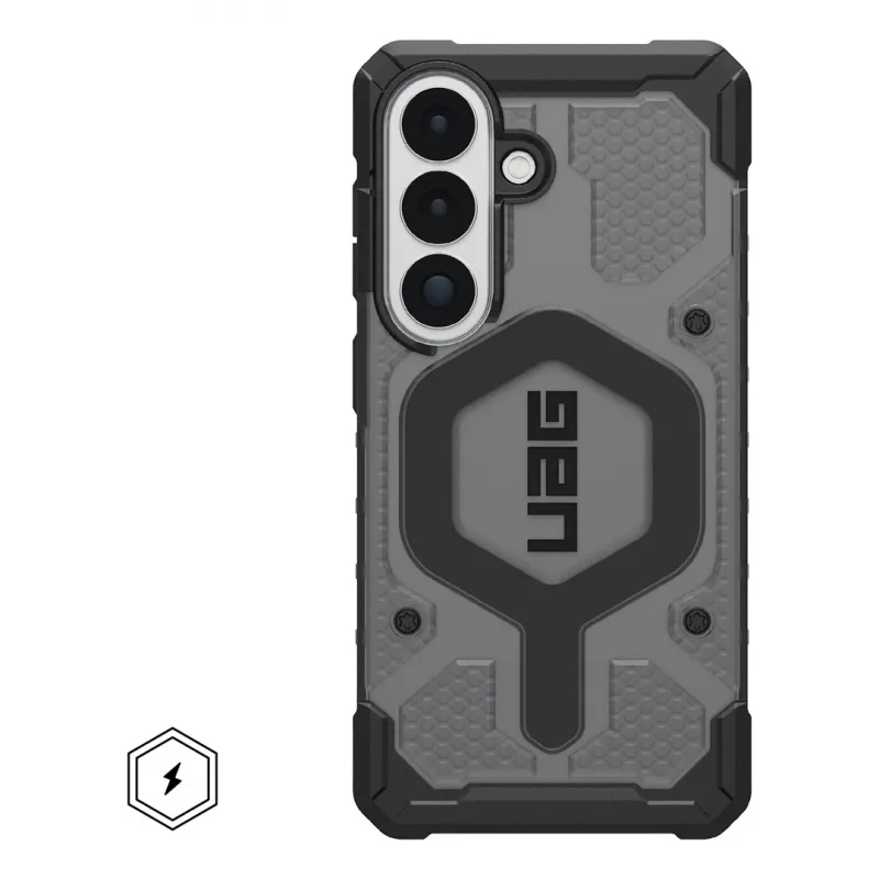 UAG Urban Armor Gear Pathfinder Case con modulo magnetico | Samsung Galaxy S26 | ash (grigio trasparente)/nero | 214528113140 (214528113140)