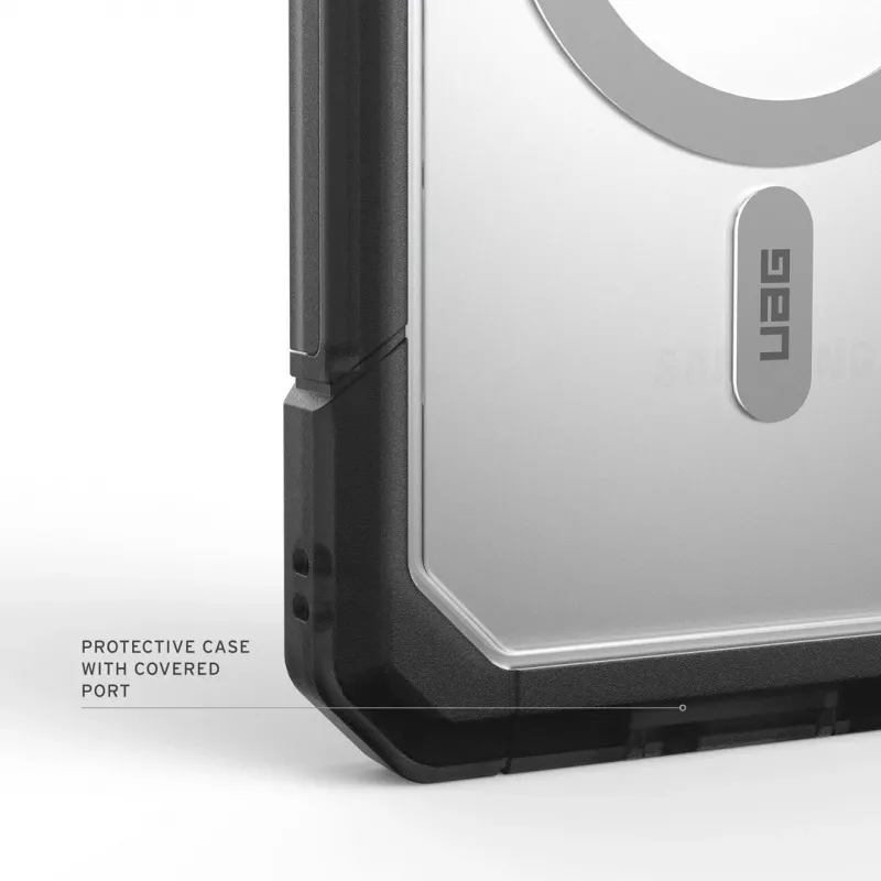 UAG Urban Armor Gear Trooper Custodia con modulo magnetico | Samsung Galaxy S26 Ultra | trasparente/ash (grigio) | 214516114G31 (214516114G31)