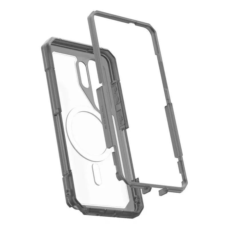 UAG Urban Armor Gear Trooper Custodia con modulo magnetico | Samsung Galaxy S26 Ultra | trasparente/ash (grigio) | 214516114G31 (214516114G31)