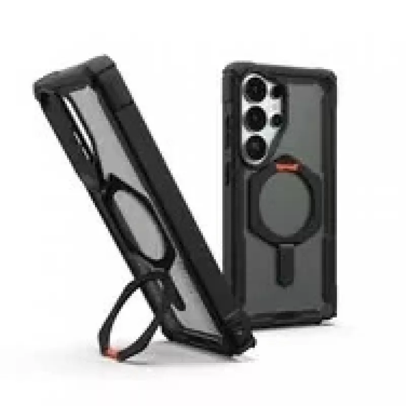 UAG Urban Armor Gear Plasma XTE Custodia con kickstand e modulo magnetico | Samsung Galaxy S26 Ultra | nero/arancione | 214522114097