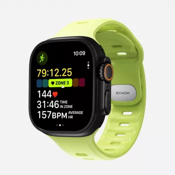 NOMAD Tempo Band - Cinturino per Apple Watch 49mm in FKM (Lumen)