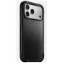 Custodia per cellulare Nomad Rugged Leather Case per iPhone 17 Pro Max, custodia, pelle + TPU + PC, compatibile con schermo da 17,5 cm (6,9 pollici), nero