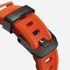 NOMAD Rocky Point cinturino per Apple Watch 46/49 mm, FKM e titanio, Magma/Black Hardware