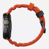 NOMAD Rocky Point cinturino per Apple Watch 46/49 mm, FKM e titanio, Magma/Black Hardware