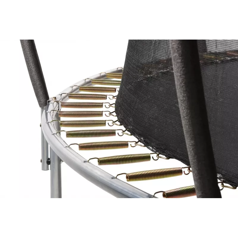 Trampolino da esterno Salta Cosmos 427 cm — modello 5263A, nero, rotondo con rete di sicurezza