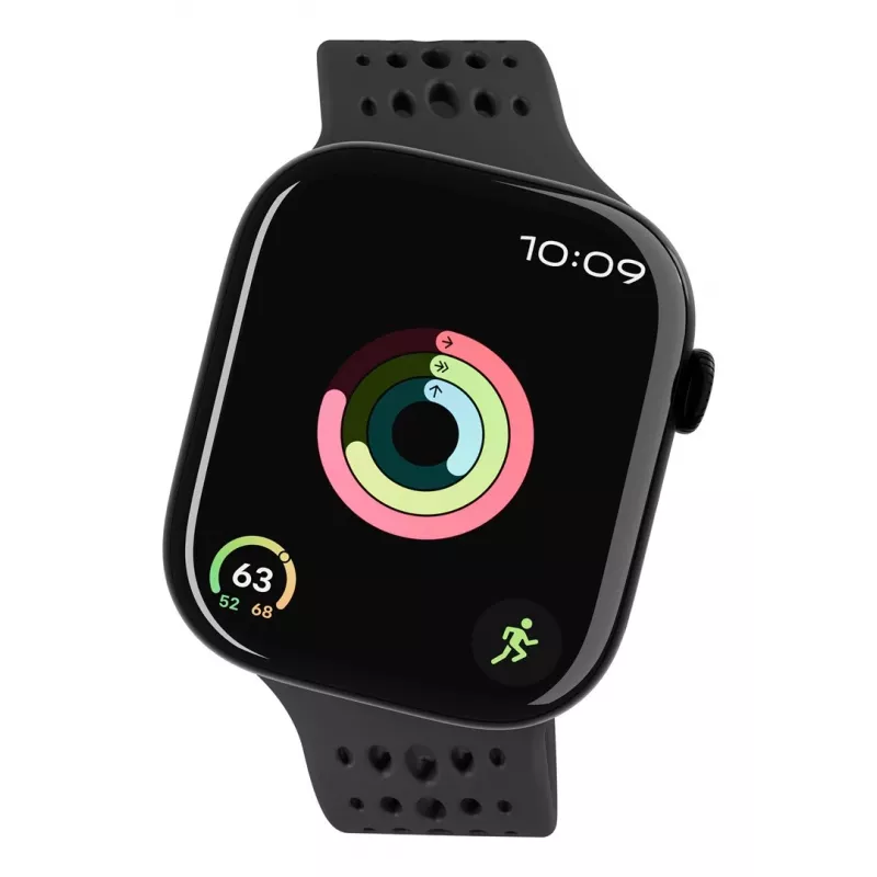 Decoded Silicone Ares O Band - Cinturino in silicone per Apple Watch 40/42 mm (nero)