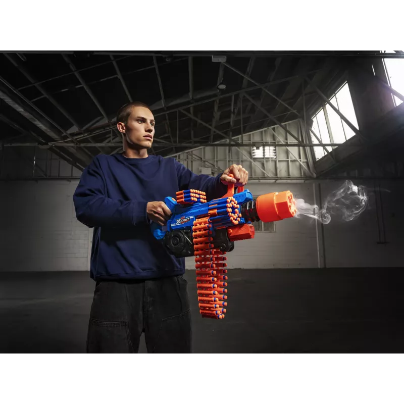 ZURU XSHOT Insanity Smoking Barrel Blaster, blaster giocattolo, 8 anni