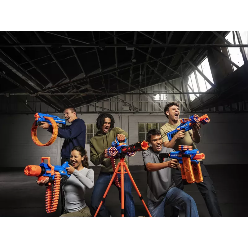 ZURU XSHOT Insanity Smoking Barrel Blaster, blaster giocattolo, 8 anni