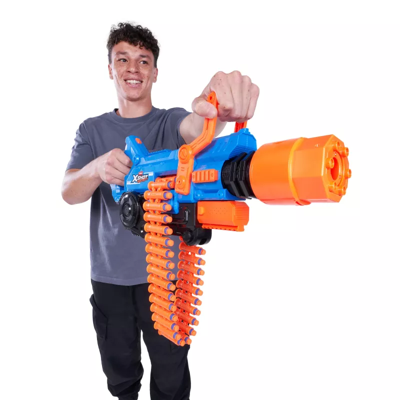 ZURU XSHOT Insanity Smoking Barrel Blaster, blaster giocattolo, 8 anni