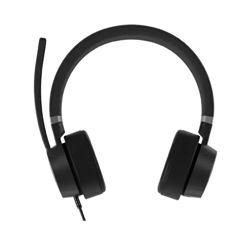 Lenovo Go Cuffie ANC con filo archetto ufficio/domestico USB Type-C nero