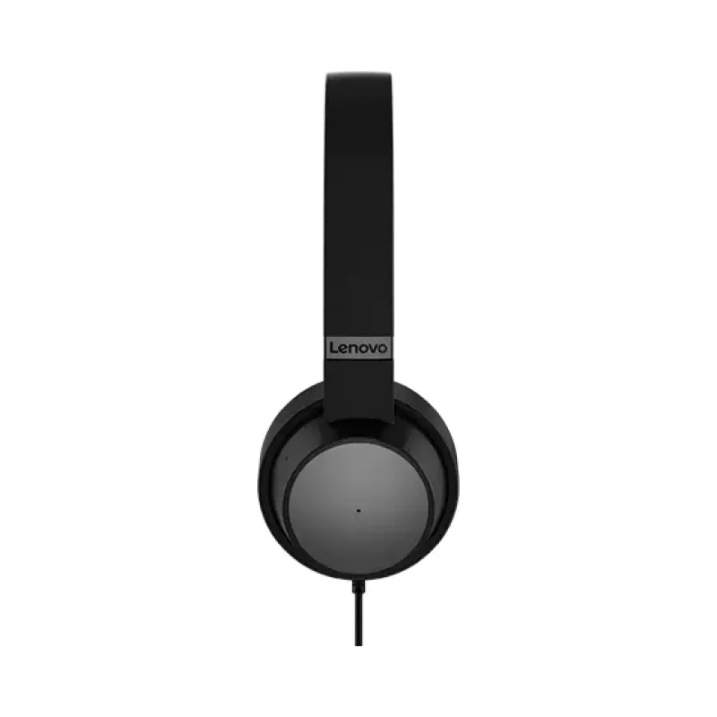 Lenovo Go Cuffie ANC con filo archetto ufficio/domestico USB Type-C nero