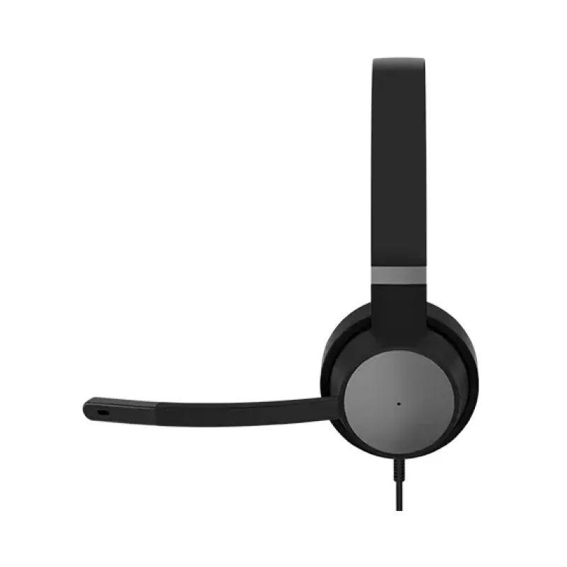 Lenovo Go Cuffie ANC con filo archetto ufficio/domestico USB Type-C nero