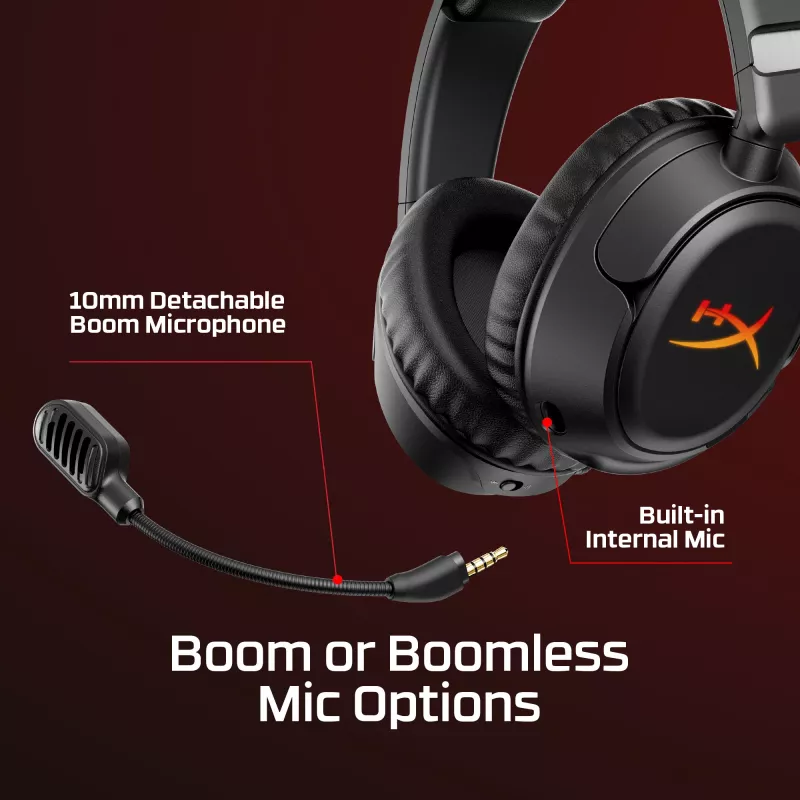 Cuffie gaming wireless HyperX Cloud Flight 2 — over-ear, nero