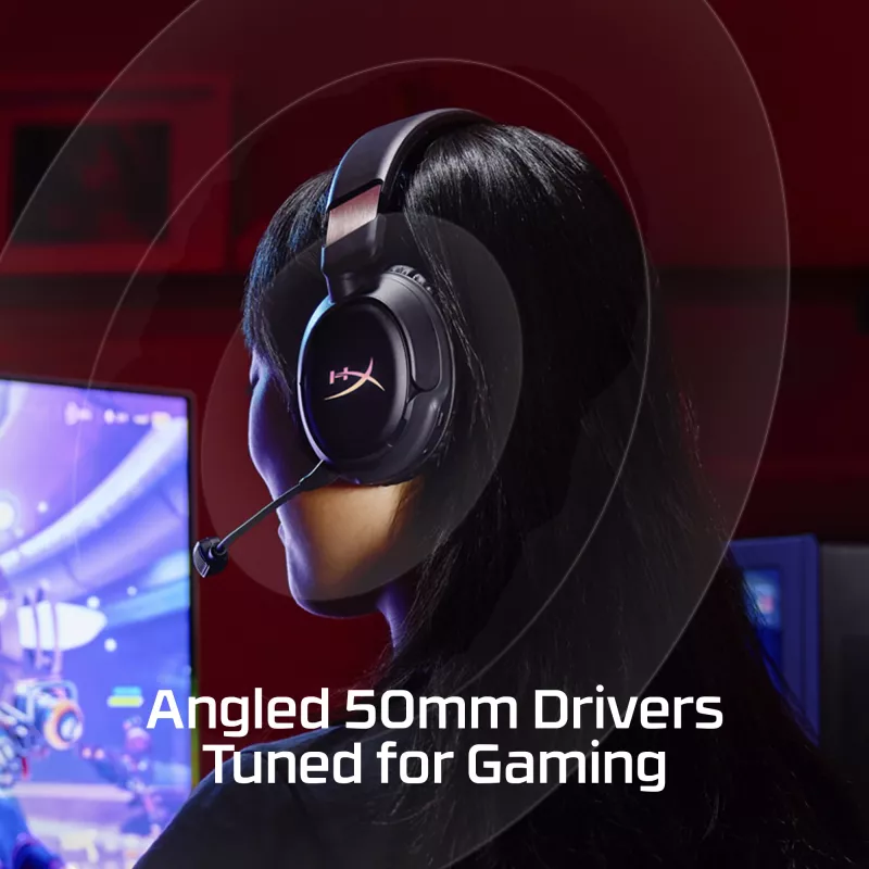 Cuffie gaming wireless HyperX Cloud Flight 2 — over-ear, nero