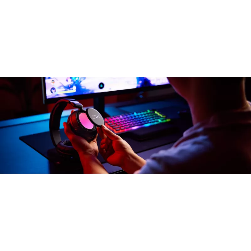 Cuffie gaming wireless HyperX Cloud Flight 2 — over-ear, nero