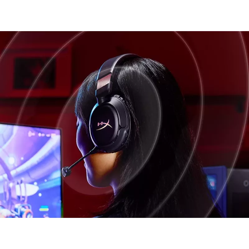 Cuffie gaming wireless HyperX Cloud Flight 2 — over-ear, nero