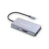 Conceptronic DONN20G docking station 10-in-1 USB 3.2 Gen 1, HDMI, VGA, USB-A 5 Gbit/s, USB-C 5 Gbit/s, SD, TF/MicroSD, audio, GbE LAN, 100 W USB PD