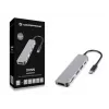 Conceptronic DONN02G docking station/replicatore di porte per laptop USB 3.2 Gen 1 (3.1 Gen 1) Type-C alluminio