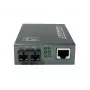 LevelOne convertitore di media RJ45 a SC Gigabit, PoE PSE, fibra monomodale, 20km
