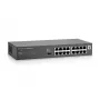 LevelOne switch Gigabit 16 porte, Gigabit Ethernet (10/100/1000), full duplex, montaggio a rack