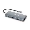 Conceptronic DONN06G docking station 10-in-1 USB 3.2 Gen 1, HDMI, 100 W USB PD, USB-C 5 Gbit/s x 2, USB-A 5 Gbit/s x 3, SD, TF/MicroSD, GbE