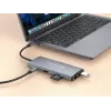 Conceptronic DONN06G docking station 10-in-1 USB 3.2 Gen 1, HDMI, 100 W USB PD, USB-C 5 Gbit/s x 2, USB-A 5 Gbit/s x 3, SD, TF/MicroSD, GbE
