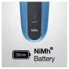 Braun Series 3 310s rasoio a lamina trimmer nero, blu