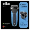 Braun Series 3 310s rasoio a lamina trimmer nero, blu