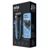 Braun Series 3 310s rasoio a lamina trimmer nero, blu