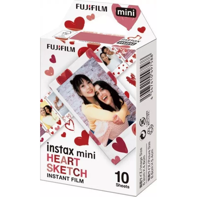 Fujifilm Instax mini pellicola istantanea 10 pezzi 54 x 86 mm
