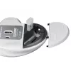 Mars Gaming MMWERGO mouse wireless ergonomico bianco, per destrimani, meccanico, RF wireless, 3200 DPI, bianco