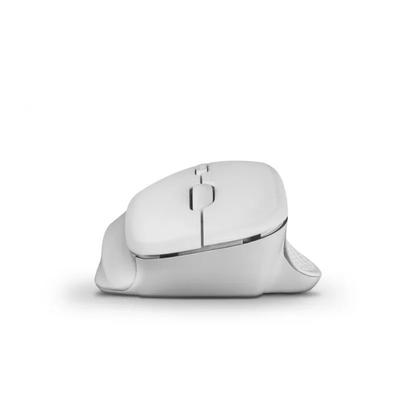 Mars Gaming MMWERGO mouse wireless ergonomico bianco, per destrimani, meccanico, RF wireless, 3200 DPI, bianco