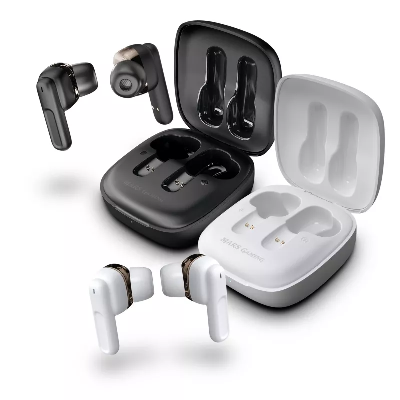 Headset Mars Gaming MHIB auricolari wireless TWS bianco