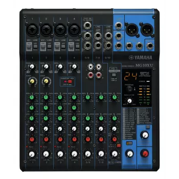 Yamaha MG10XU mixer audio 10 canali nero