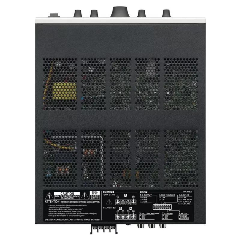 Yamaha MA2030A amplificatore audio 2.0 canali impianto ELA nero