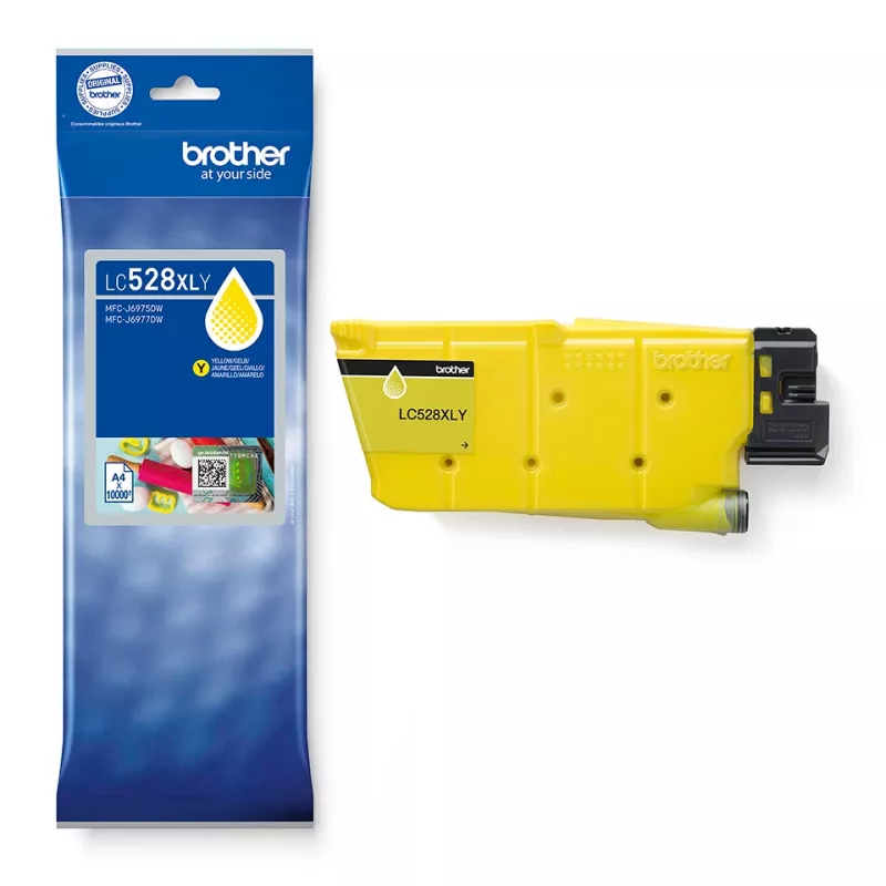 Brother LC528XLY cartuccia d'inchiostro gialla 1 pz. originale resa ultra alta