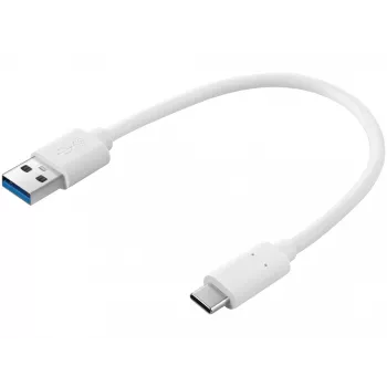 Sandberg cavo USB-C 3.1 > USB-A 3.0 0,2 m, 0,2 m, USB C, USB A, USB 3.2 Gen 1 (3.1 Gen 1), bianco