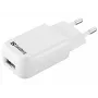Sandberg mini caricabatterie AC USB 1A EU, uso interno, AC, 5 V, nero, bianco