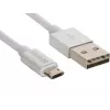 Sandberg cavo MicroUSB reversibile 1m, 1 m, USB A, Micro-USB A, argento, bianco