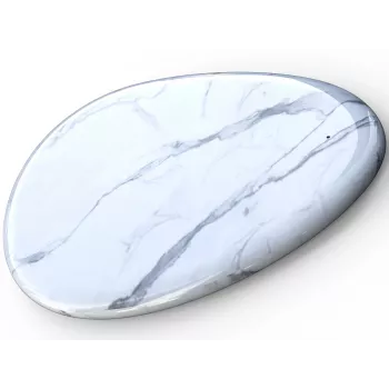 Sandberg Wireless Charger White Marble, USB, ricarica wireless, PowerIQ, 1 m, nero, bianco