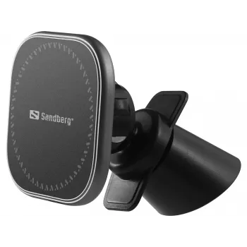 Sandberg In Car Wireless Magnetic Charger 15W, Auto, USB, ricarica wireless, 1,2 m, nero