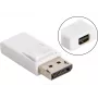 Sandberg convertitore DisplayPort > MiniDP, DisplayPort, Mini DisplayPort, bianco