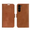 Custodia folio dbramante1928 Lynge per Samsung Galaxy S23+ — Tan, 3 scomparti per carte, compatibile con schermo da 6,6 pollici