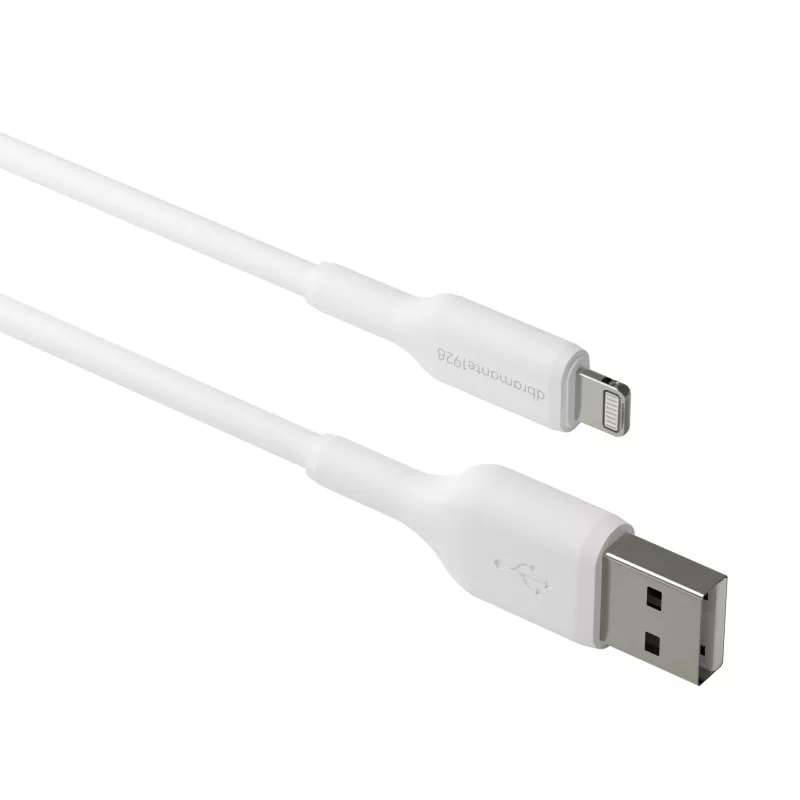 dbramante1928 re-charge - cavo 1m USB-A a Lightning - W, 1 m, USB A, USB 2.0, 0,48 Gbit/s, bianco