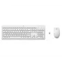 HP 230 tastiera e mouse combo wireless, full-size, a membrana, bianco
