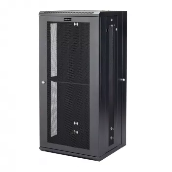 StarTech.com armadio di rete a parete a 4 montanti 26U con vano 1U, armadio server a parete pieghevole 19 pollici per dispositivi dati/AV/elettronici/informatici, case rack ventilato flessibile