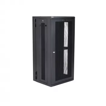 StarTech.com armadio di rete a parete a 4 montanti 26U con vano 1U, armadio server a parete pieghevole 19 pollici per dispositivi dati/AV/elettronici/informatici, case rack ventilato flessibile