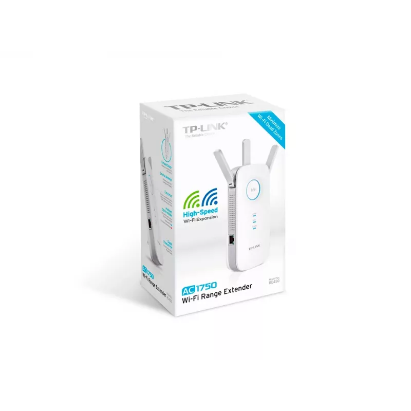 TP-Link RE450 extender di rete trasmettitore di rete bianco 10, 100, 1000 Mbit/s