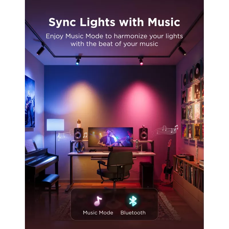 Lampadina LED Govee B600CCC1 RGBWW E14 confezione da 2 – lampada smart a luce regolabile, da bianco caldo a bianco freddo