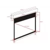 Multibrackets M schermo di proiezione motorizzato 16:9 240x135, 108 pollici